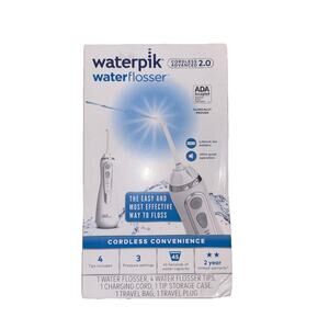 Waterpik Cordless Advanced 2.0 Water Flosser, White New $99